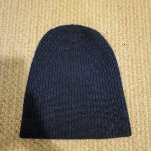 Madewell navy blue cashmere beanie